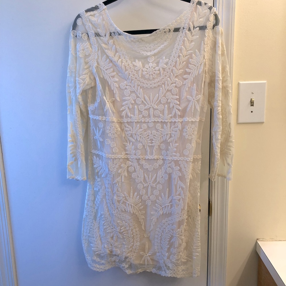 White Lace Dress